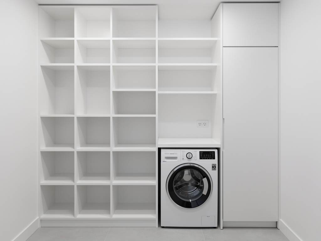 peterson closet works utility sink cabinet integration
